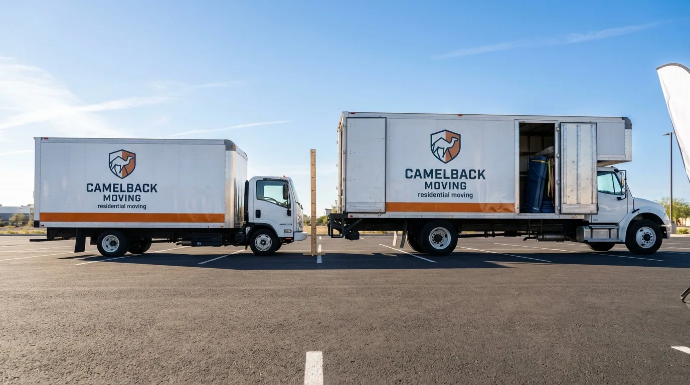 Moving truck size capacity guide in Sycamore
